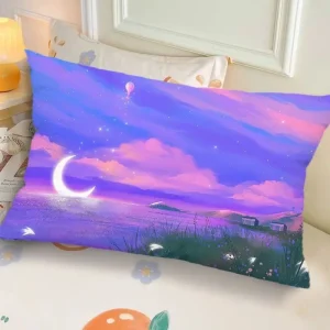 Ins-Style Ink Landscape Dormitory Pillow, Bedside Bedroom Pillow Gift, Nap Creative Living Room Sofa Cushion