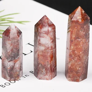 Natural Stone and Crystals Point Wand Witchcraft Rose Quartz Amethyst Home Decor Mineral Reiki Healing Stones Crafts Room Decor