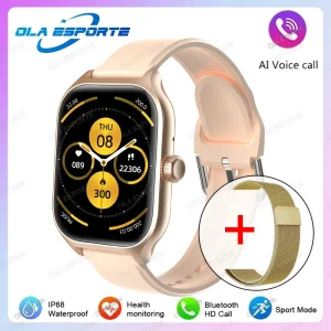 2025 New Smart Watch Women Men Android IOS Phone Bluetooth Call Blood Oxygen Blood Pressure Monitor smartwatch For Android IOS