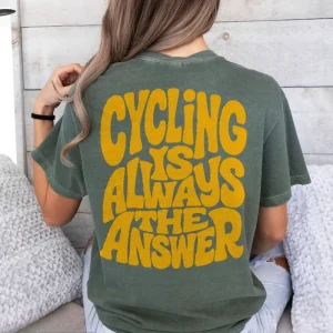 Cycling Lover Gift Retro Cycling Tee Cyclist Gift Vintage Bike Rider Shirt Funny T-Shirt Road Bike Lover Top  Oversized T Shirt