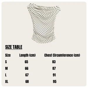 Summer Korean Style Retro Ivory Black Polka Dot Slim Fit Short-Sleeved Off-The-Shoulder T-Shirt