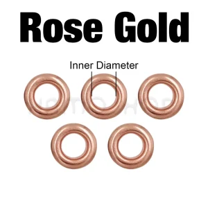 100 Sets 4mm Metal Eyelet Grommet With Washer Round Eye Rings For Leathercraft Repair Shoes Bag Clothing Belt Hat Accessories