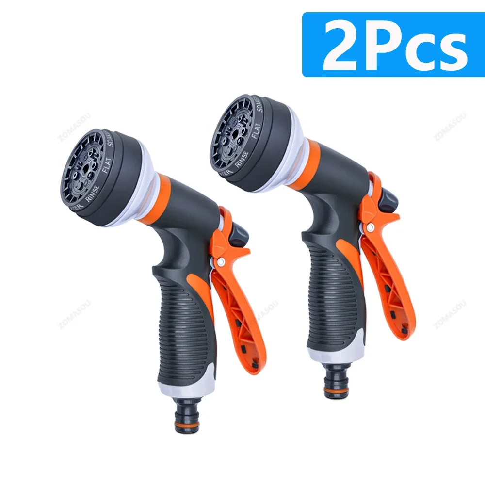 1-5Pc Garden Watering Gun 8 Modes High Pressure Sprayer Adjustable Irrigation Watering Nozzle Plant Lawn Yard Watering Sprinkler - الصورة 13