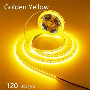 24V 12V LED Strip 2835 120LEDs/m Home Lamp Strip Pink Red Ice Blue Green Golden Yellow Orange Flexible Waterproof Soft Lamp Bar