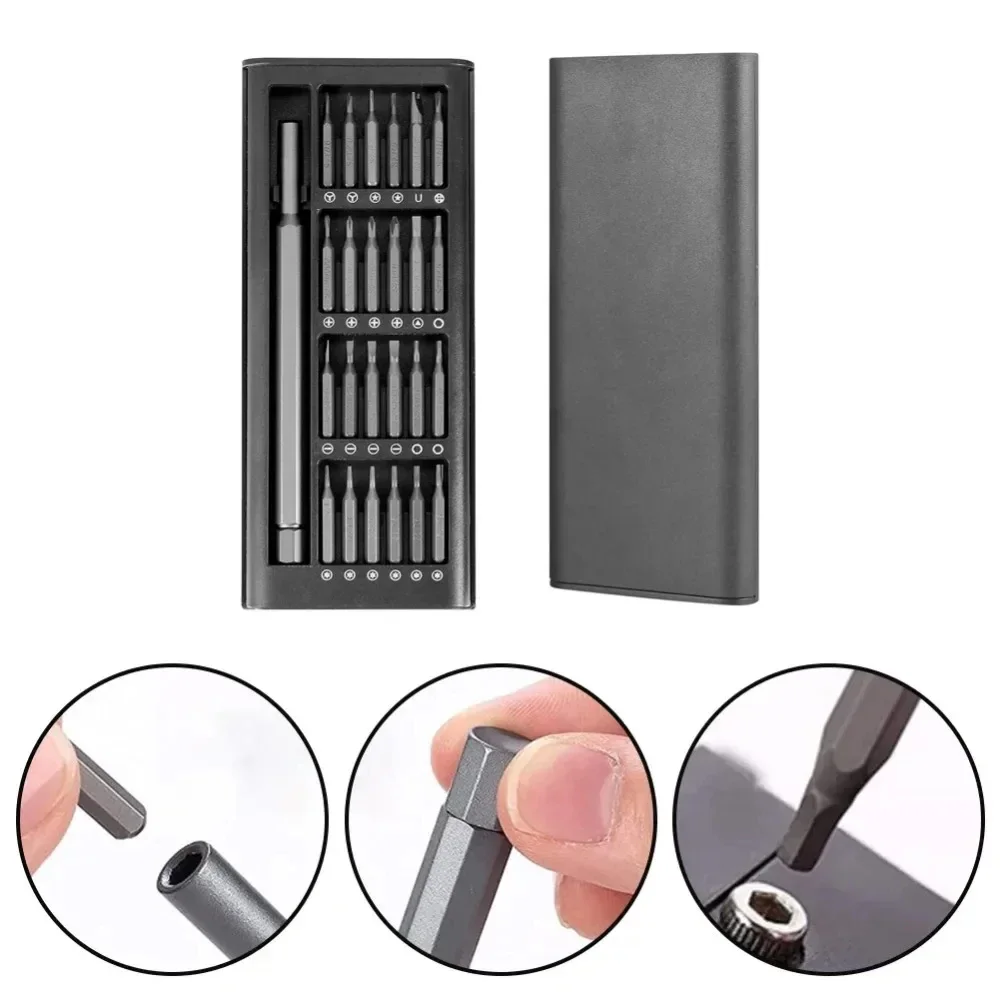 Precision Screwdriver Set 25 in 1 Screw Driver Se Hexagonal Flat Head Magnetic Screwdriver Head for iPhone PC WatchCameraGlasses - Image 2