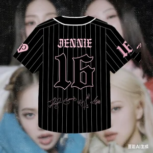 Y2K New Korean Girl Group Letter Printed Fan T-Shirt Concert Shirt Ins Fashion Trend Oversized Women's Casual Comfortable Top