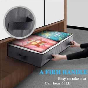 Under bed Storage Bag For Portable Foldable Quilt Bags Wardrobe Clothes Organizer Storage Box Dustproof Organizer Large Capacity