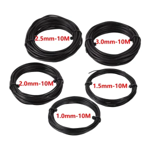 10 M Bonsai Wires Aluminum Bonsai Training Wires Modeling Orchard And Garden Tools Plant DIY Shape Accessories 1Mm-3Mm Home Use