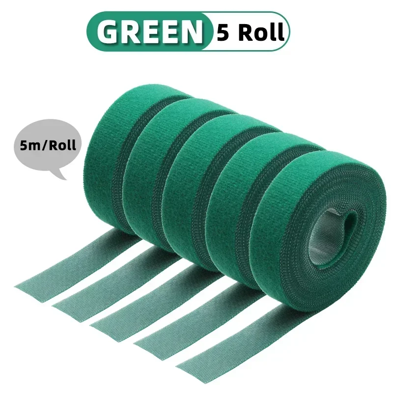 5m/roll Cable Ties Reusable Loop Bundle Self Adhesive Fastener Clip Wire Holder Management DIY Accessories Nylon Strap Organizer - الصورة 10
