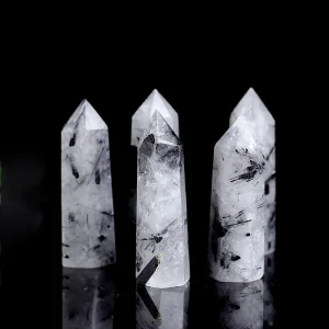 Natural Stone and Crystals Point Wand Witchcraft Rose Quartz Amethyst Home Decor Mineral Reiki Healing Stones Crafts Room Decor