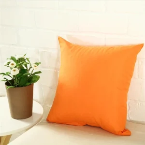 40*40cm Pillow Case Solid Color Sofa Cushion Backrest Pillowcase Family Living Room Cushion Waist Cushion Cover For Household