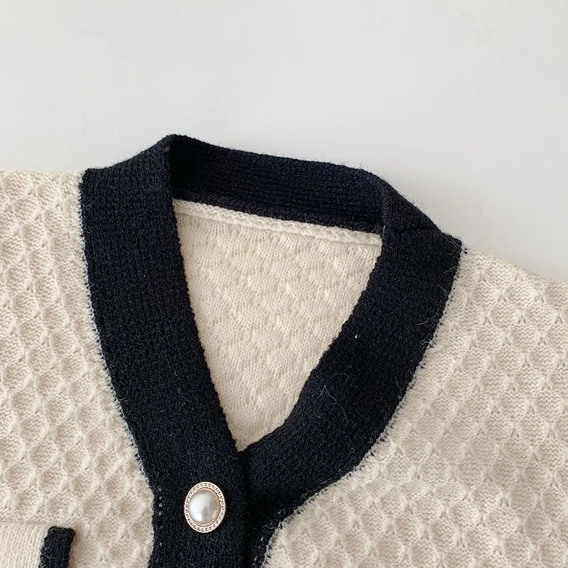 Women's Korean Fashion New Korean Loose Long-sleeved Knit Sweater Cardigans Outwear Coat - الصورة 6