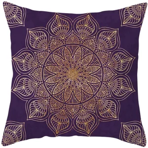 Mandala Print Square Pillowcase Home Decor Car Sofa Cushion Cover