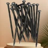 30Pcs Plastic Landscape Edge Nail Landscape Anchor Fixed Nail Spiral Edge Pile Lawn Gardening Grass Stone Partition Nail