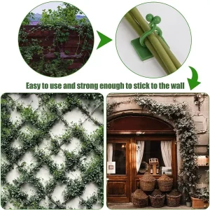 1/30/50Pcs For Garden Accsesories Plant Garden Pots & Planters Climbing Wall Outdoor Decors Lamp Support for Plants Clip Vine