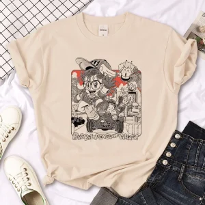 Arale T-shirt female designer Japanese women's casual loose fitting T-shirt girl designer Harajuku clothing