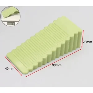 Front Door Stopper: Anti-collision, Movable Rubber Doorstop for Household Use.  Wedge-shaped Hardware for Home Applications
