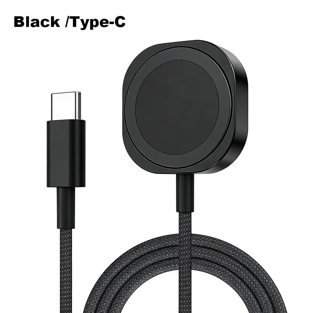 New Magnetic Wireless USB A Fast Charger Type C Charging Cable For Apple Watch Series 10 9 8 7 6 5 4 3 2 1 Ultra Edition iWatch - الصورة 8