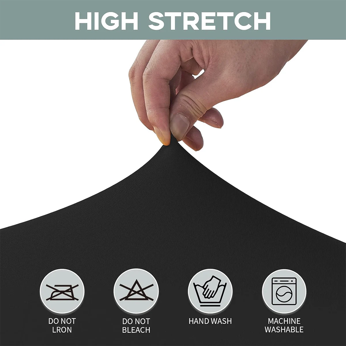 Spandex Tablecloth Tight Fitted Washable and Wrinkle Resistant Stretch Rectangular Patio Table Cover for Event Wedding Parties - Image 5