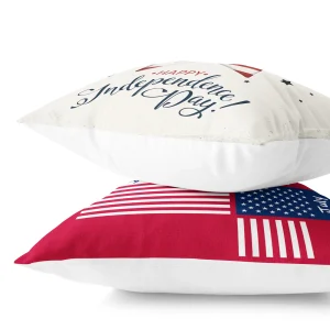 American Independence Day Series LOVE USA Printed Square Home Decoration Pillowcase Cojines Decorativos Para Sofá Akcesoria Kuch