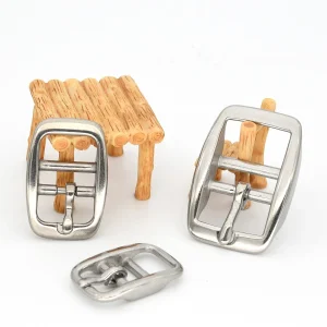 1pieceStainless Steel Adjustable Belt Buckle Double-bar Pin Buckle Tri-glide Slider Horse Halter Harness Accessories Parts