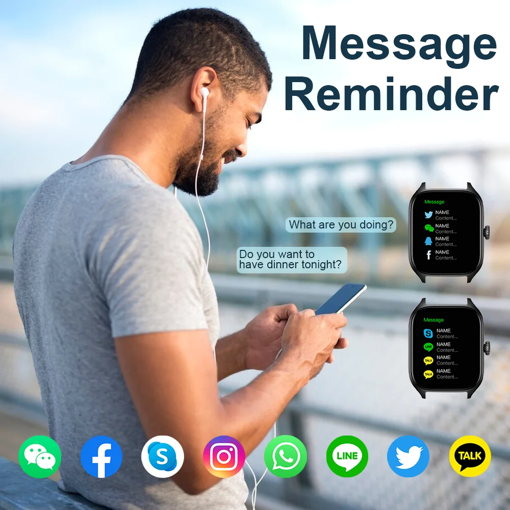 LAXASFIT 2026 New H9 Smartwatch Dial to Answer Calls Calorie Tracking Heart Rate Blood Oxygen Monitoring Bluetooth Smartwatch - Image 4