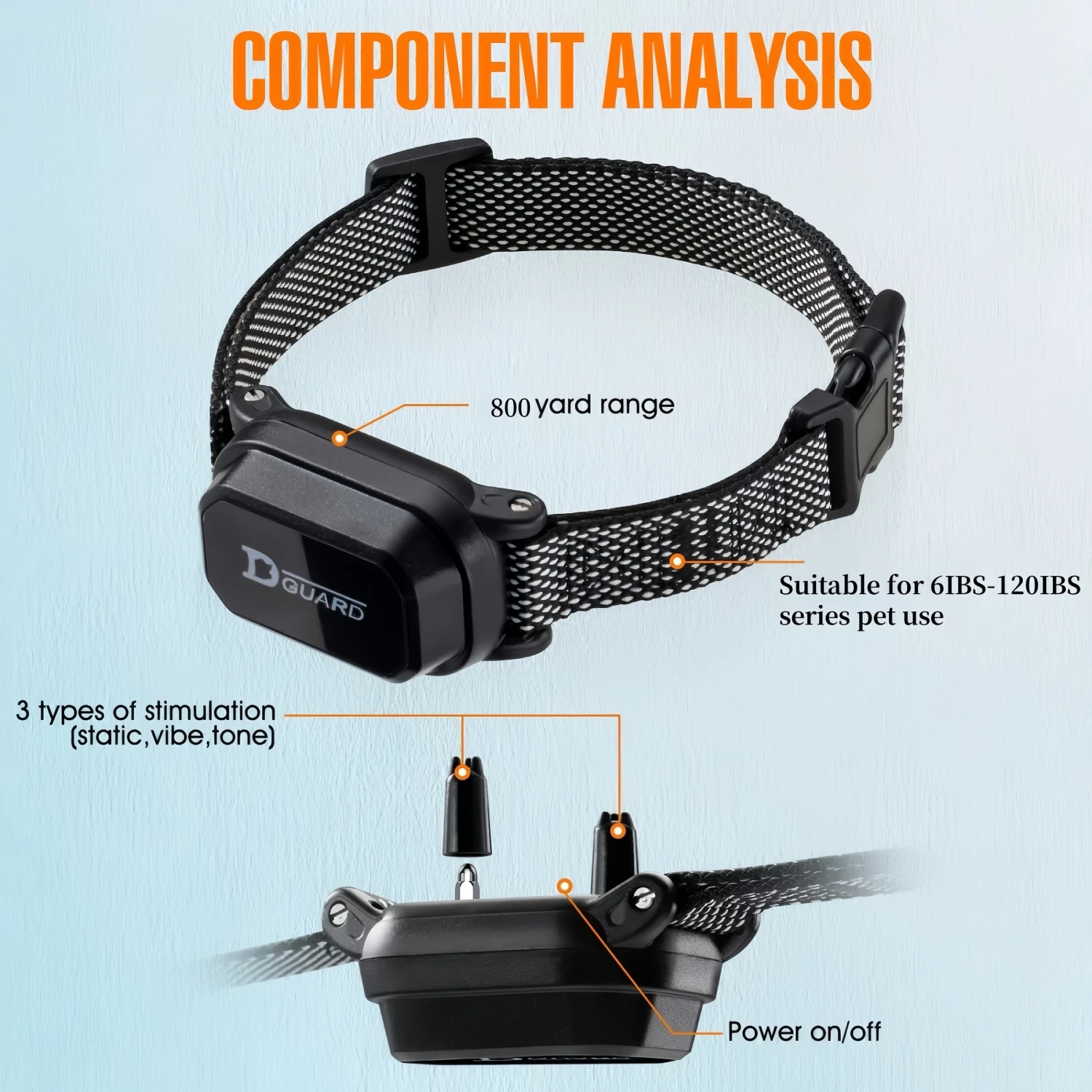 800m Digital Dog Training Collar Waterproof Rechargeable Remote Control Pet with LCD Display for All Size Shock Vibration Sound - Image 2