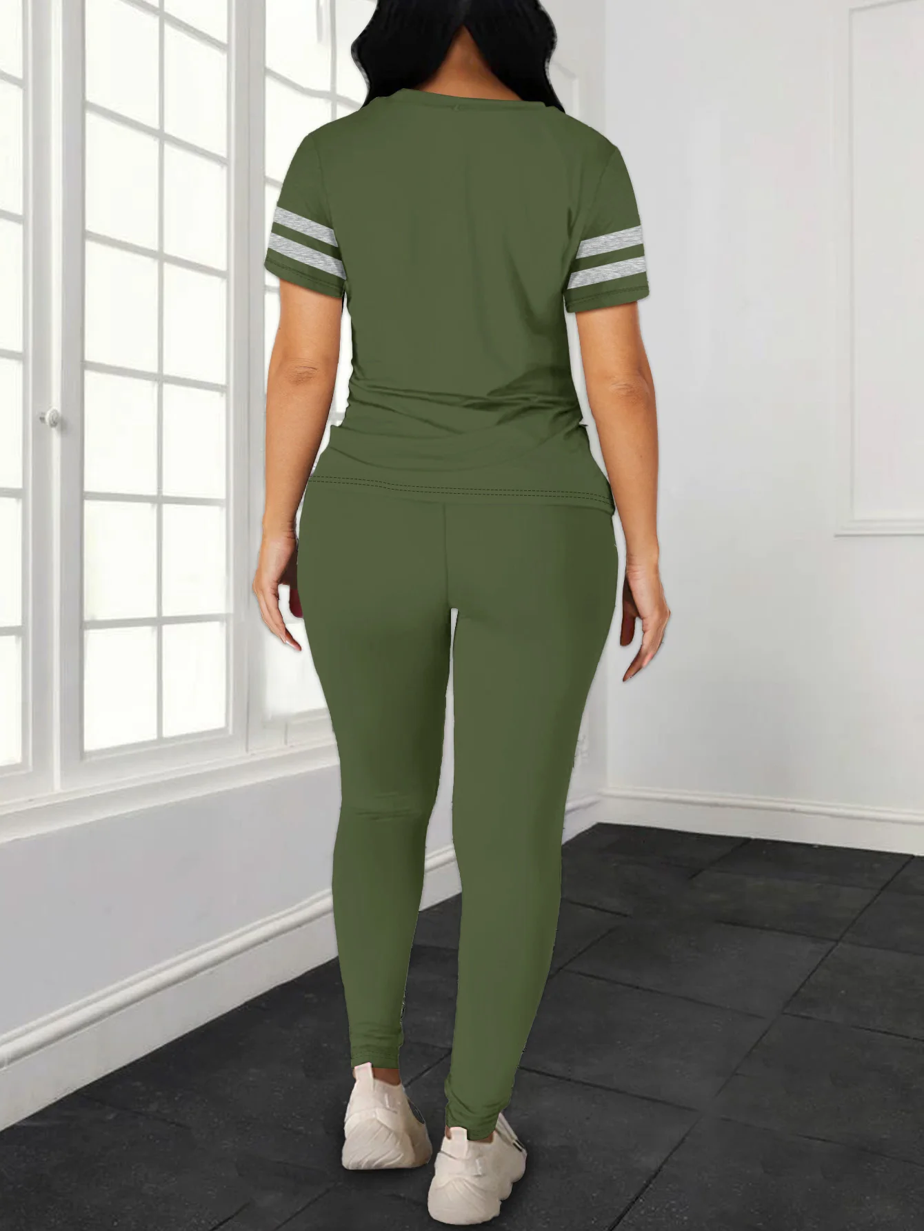 Women's Summer Casual Set Fashionable Comfortable Ensemble Ladies Clothing Outfit - Image 2