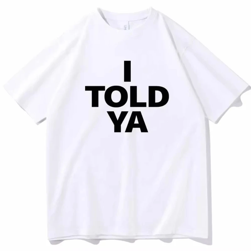 Summer Hot Selling I Told YA Challenger 2024 T-shirt Round Neck Short Sleeved Shirt Fan Gift, Women's Short Sleeved T-shirt - Image 2