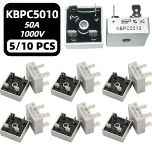 5/10PCS KBPC5010 Diode Bridge KBPC5010 50A 1000V Diode Bridges Rectifier KBPC 5010 Power Rectifier Electronic Componentes Diode