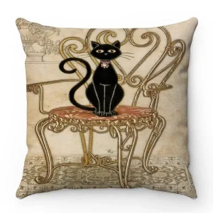 Cartoon Cat Pattern Series Super Soft Short Plush Material Pillow Cover for Home Sofa Decoration Pillow Cover