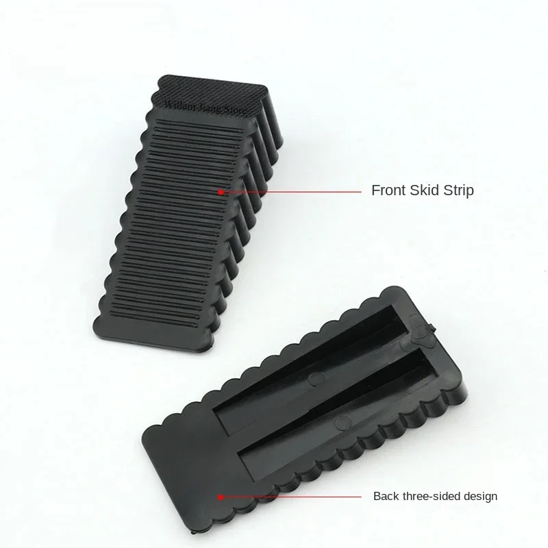 Safety Silicone Door Stop Block Wedge Stop Door Stopper Home Offices Door Rear Retainer Impact Stopper Rubber Stops No Drill - Image 3