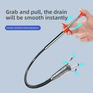 Pipe Unblocker Uncover Pipes Heavy Duty Four Jaw Opener Manual Clamping Drain Cleaner Telescopic Sewer Dredging Tool