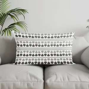 Home Decor Polka Dot Stripes Rectangle Pillow Suitable For Sofa Bedroom Car Pillow Cover Cushion Rectangular Back Cushion