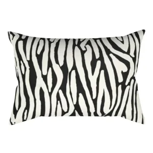 Black and White Striped Geometric Rectangle Pillow Cover Cushion Home Decor Bedroom Living Room Fashion Design