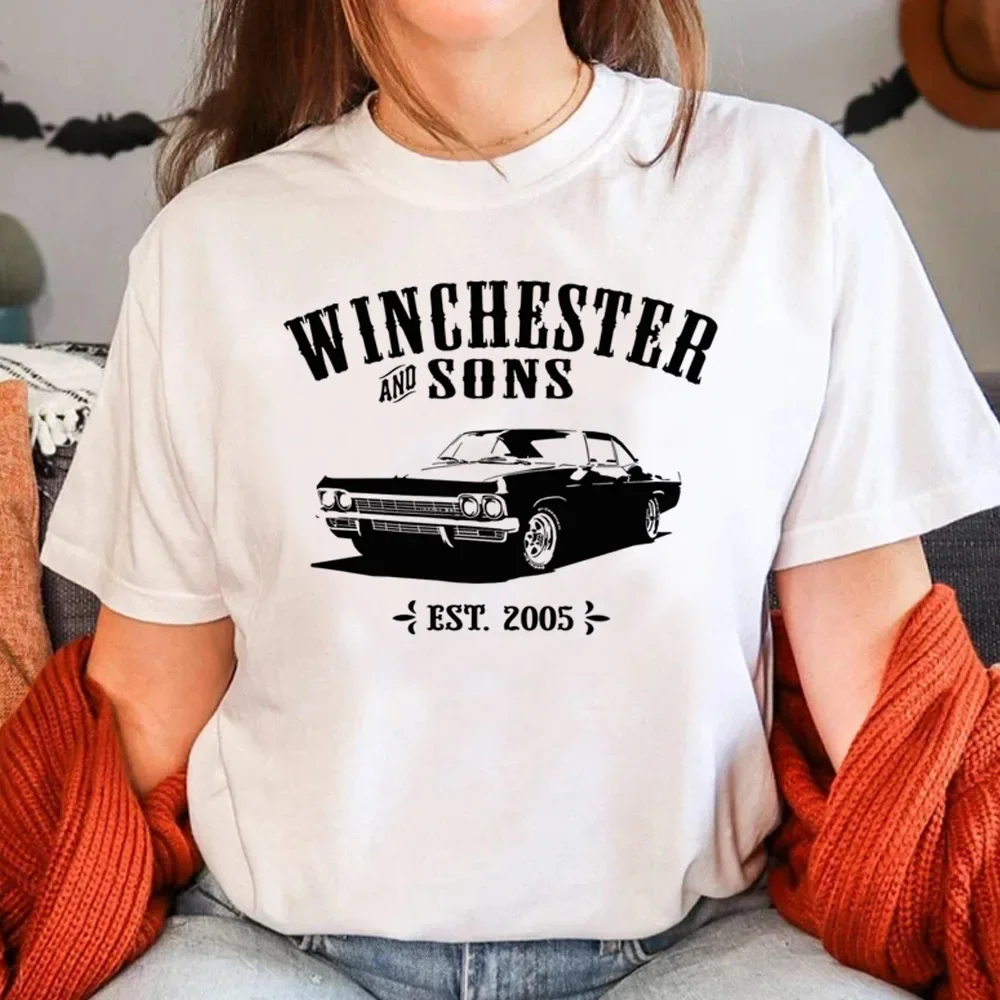 Supernatural T-shirts Women Japanese T-shirts Female Anime Funny Clothing - Image 2