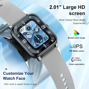 LAXASFIT New H9 Promax Smartwatch Bluetooth Call Health Tracking Heart Rate Monitor Message Reminder Pedometer Smartwatch Gift