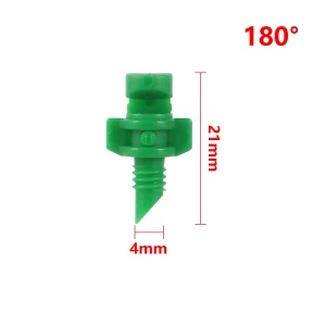 100Pcs 90°180°360° Male Thread Refraction Micro Nozzles Garden Greenhouse Drip Irrigation Sprinkler Atomized Sprayer Watering