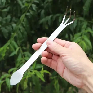 Stainless Steel Root Rake 3-Prong Loosen Soil Tool Handheld Bonsai Potted Plants Rustproof Rake Home Gardening Tool