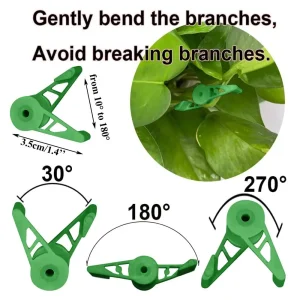 Plant Branches Bender Training Clips Garden Stem Trainer Clips 360 Degree Adjustable Planter Holder for Low Stress Training Tool
