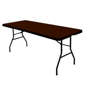 1 Pc 4/6/8ft Spandex Tablecloth Elastic Fitted Stretch Rectangular Tablecloth Washable and Wrinkle Resistant Patio Table Cover