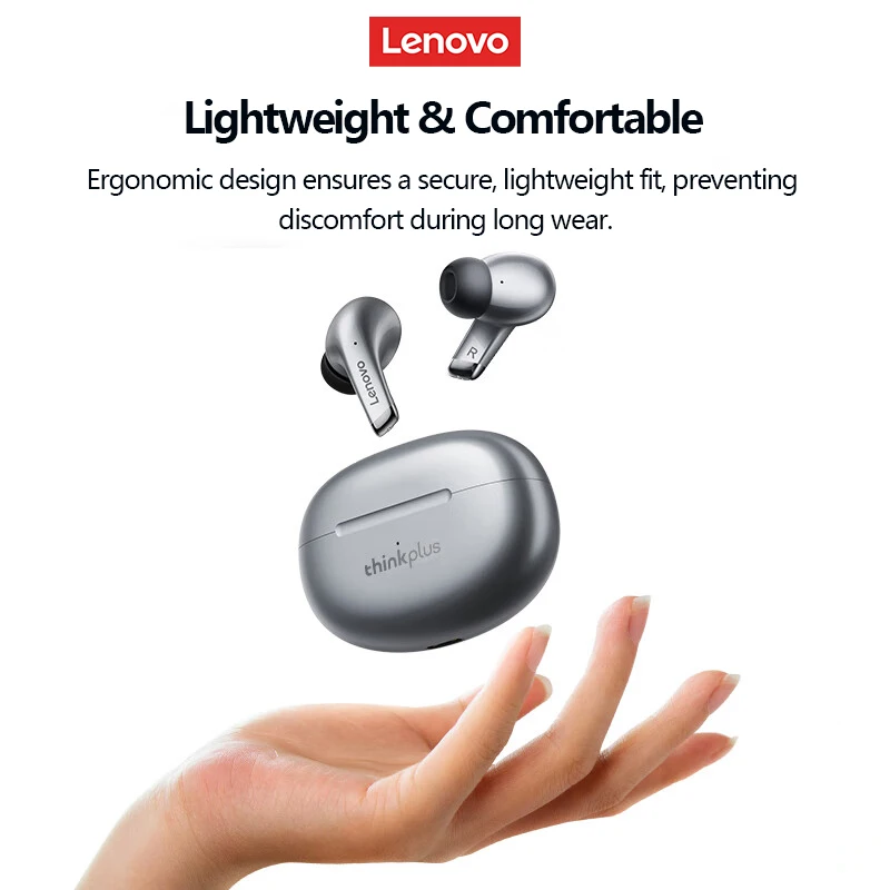 Original Lenovo LP5 TWS Wireless Bluetooth Earphone Long Battery Life Sports Headphone Dual Mode Gaming HD Call Headset With Mic - الصورة 5
