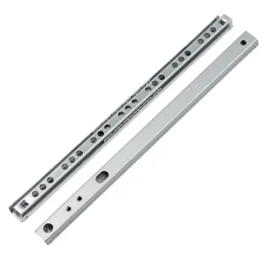 2Pcs 8"-16" Ball Bearing Drawer Slides Furniture Slide Steel Ball Bearing Slides Keyboard Cabinet Cupboard Drawer Runners