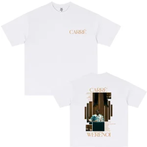 Rapper WeRenoi Carré Album Graphic Print T Shirt Men Women's Hip Hop Fashion Pop Music T-shirt Summer Male Casual Vintage Tshirt