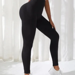 Women Pants Gym Yoga Seamless Sports Clothes Stretchy High Waist Athletic Exercise Fitness Leggings