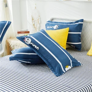 Simple plaid geometric pattern envelope rectangular pillowcases 2PCS 48x74cm pillow Cover for bedroom adult pillow case for bed