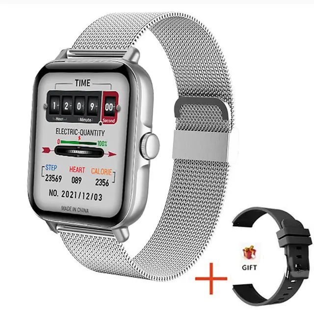 2025 Digital Smartwatch Sports Fitness Men's Women Smart Watch Waterproof Wrist Watches for Ladies Kids Child Android IOS Phones - الصورة 12