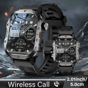 Bluetooth Call Smartwatch Electronics Military Smart Watch Digital Fitness Clock Watches Gift for Man Woman iOS Android 2025 New
