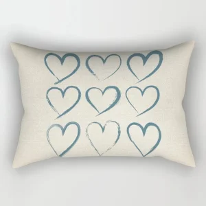 Nordic sweet home light blue geometric pillowcase decorative sofa cushion cover pillowcase