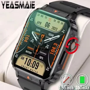 1.91 Outdoor Military Smart Watch Men Bluetooth Call Amoled Smartwatch For Android IOS IP68 Waterproof Sports Fitness Watches